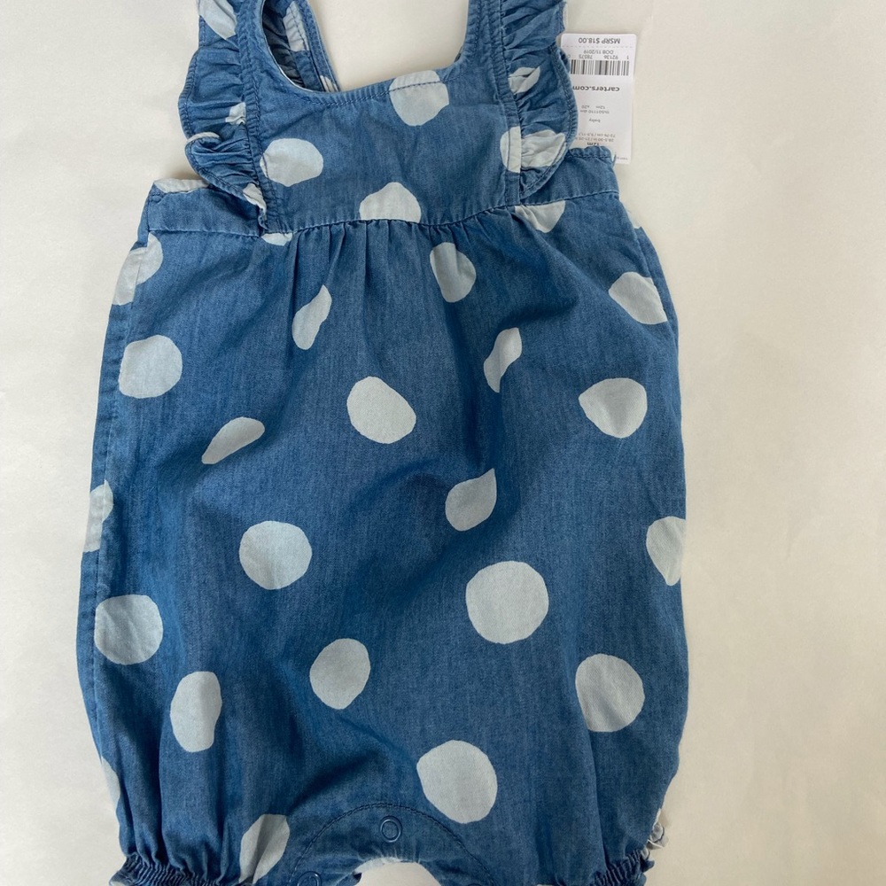 NWT Carter Toddler girl romper jumpsuit size 12 months